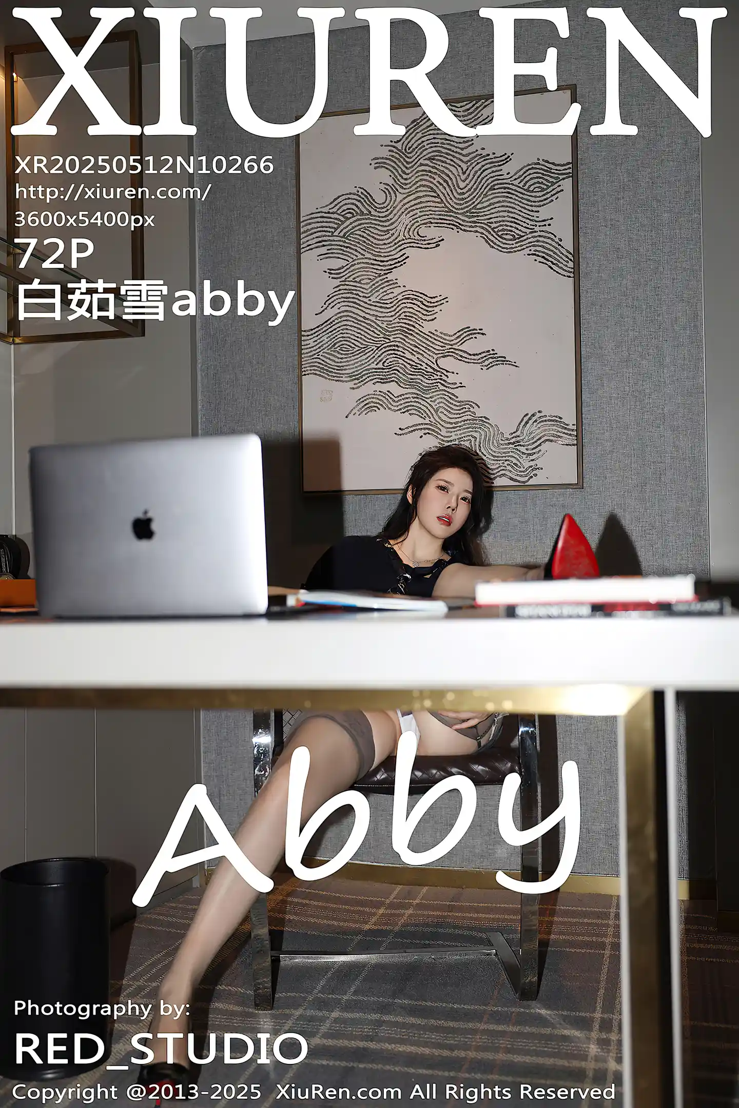 [XiuRen秀人网]No.10266_模特白茹雪abby性感黑色OL服饰配灰丝吊袜秀丰腴身材诱惑写真72P-秀人网 - XiuRen.Space
